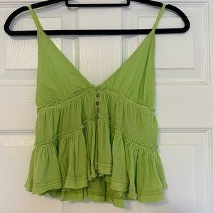 NEVER WORN TAGS ON Urban outfitters green tank top